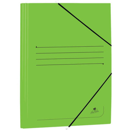 Pack de 20 - Chemise en Carton Enduit Mariola avec Rabats Folio 500gr/m2 - Mesures 34x25x1cm