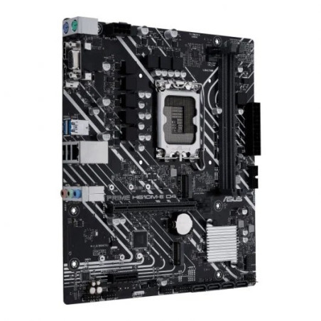 Asus Prime H610M-E D4 CSM Carte mère Intel1700 2x DDR4 - HDMI M2 PCIe30 4x Sata III USB 32 MicroATX