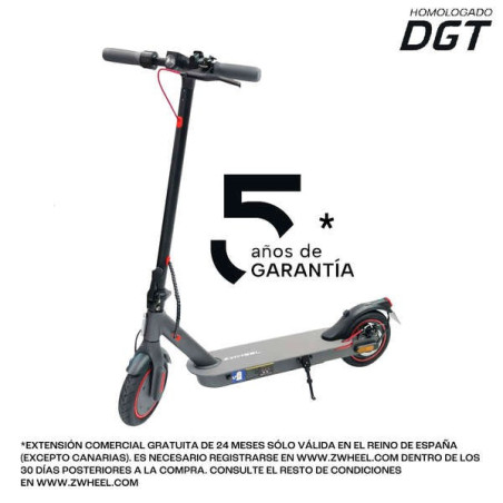 Moteur Scooter Électrique Zwheel ZFox 300W - Vitesse jusquà 25Kmh - Autonomie jusquà 20km - 3 Modes de conduite