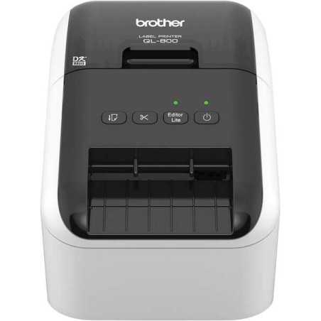 Imprimante détiquettes thermique USB professionnelle Brother QL800 - 93 étiquettes par minute - Résolution 300x600dpi