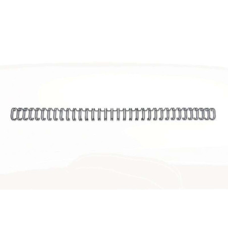 GBC Wirebind Reliure métallique 9,5 mm – A4 Noir (100) – Professionnel Durable Flexible – Couleur Noir