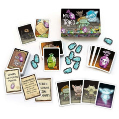 Bad Drink Sorcières, Potions et nombreux Gobelins ! Jeu de Cartes - Thème Sorcières et Potions - De 4 à 10 Joueurs