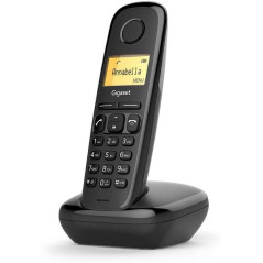 Téléphone sans fil Gigaset A170 Dect avec identification de l'appelant - Verrouillage du clavier - Contrôle du volume