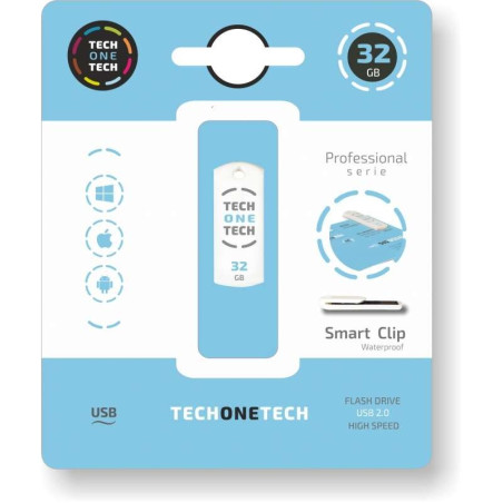 TechOneTech Pro Smart Clip USB 20 Mémoire 32 Go clé USB