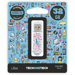 TechOneTech Music Dream Mémoire USB 20 32 Go clé USB