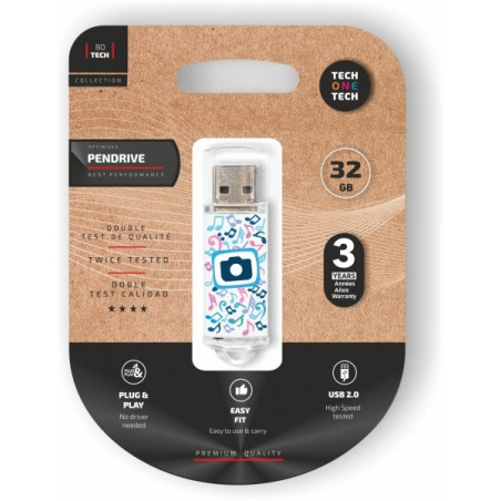 TechOneTech Be Super Photo Dream Mémoire USB 20 32 Go clé USB