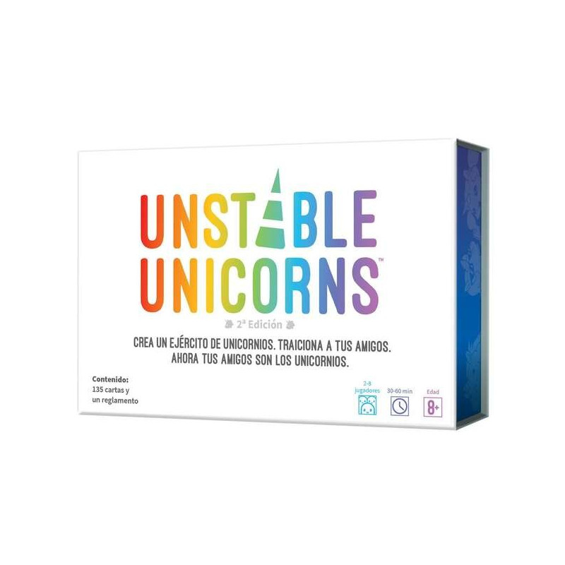 Jeu de Cartes Licornes Instables - Thème Fantastique - De 2 à 8 Joueurs - A partir de 8 ans - Durée 30-60min. environ.