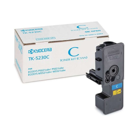 Toner cyan originale Kyocera TK5230 - 1T02R9CNL0TK5230C