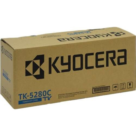 Toner cyan originale Kyocera TK5280 - 1T02TWCNL0/TK5280C