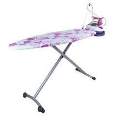 Orbegozo TP 5000 Table à repasser pliante avec repose-fer et housse en coton - Grille en acier résistante