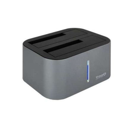 Tooq Station d'accueil USB 3031 Gen 1 - HDDSSD 25 35 SATA - Bouton de clonage - Couleur GrisNoir