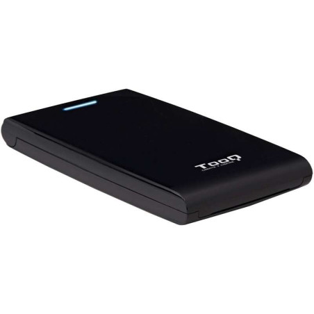 Boîtier HDD/SDD externe Tooq 2,5" jusqu'à 12,5 mm SATA USB 3.0 - Sans vis - Noir