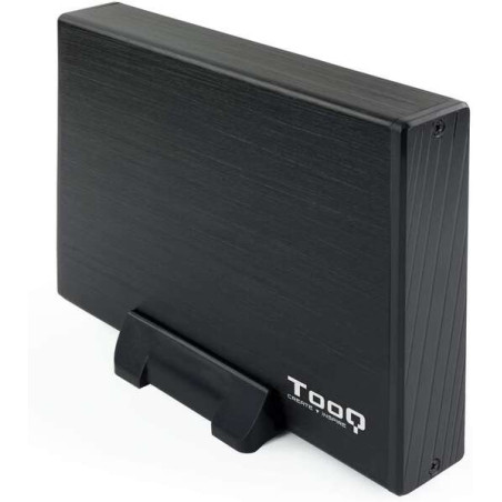 Boîtier de disque dur externe Tooq 35 SATA USB 30 avec support - Noir