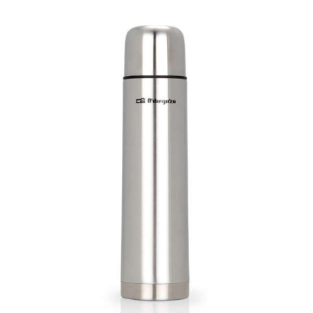 Orbegozo TRL 10060 Thermos en Inox - Conserve les liquides froids pendant 24H et chauds pendant 12H - Capacité 1000 ml