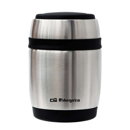 Orbegozo TRSL 380 Petit thermos anti-déversement - Capacité 350 ml - Acier inoxydable