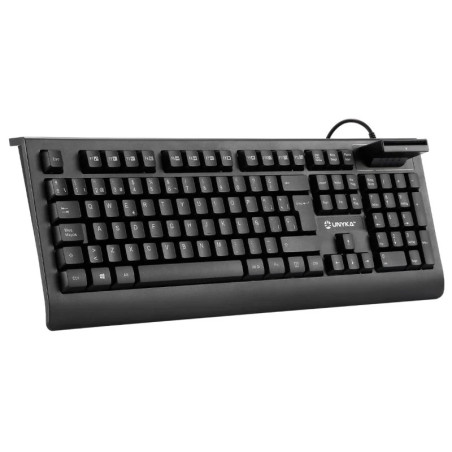 Clavier USB Unykach KB918 avec lecteur intelligent de type PCSC 20 comme DNIe ou carte de santé - Langue portugaise