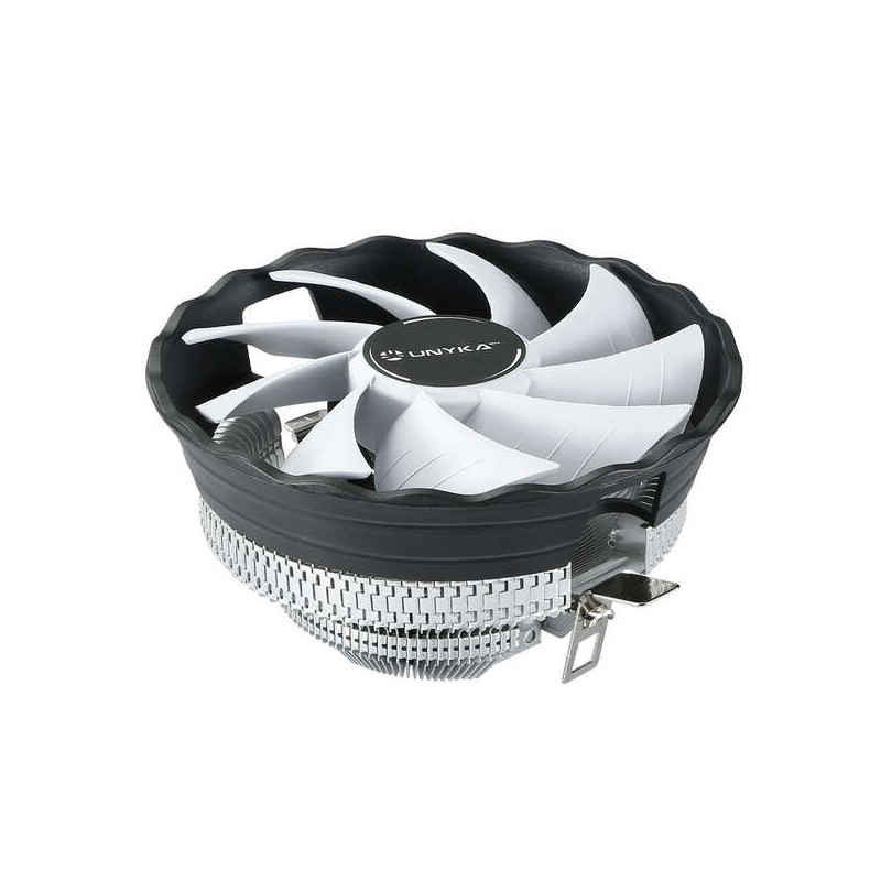 Unykach Jotun DF 120 Dissipateur thermique pour processeur compact blanc 120 mm profil bas - Vitesse max 1600 trmin