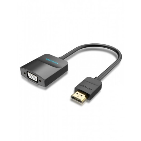 Convertisseur HDMI mâle vers VGA femelle Vention - 015 m - Couleur noire