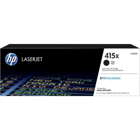 Toner noir authentique HP W2030X - 415X