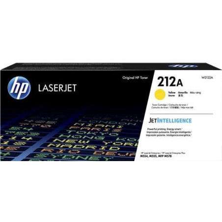 Toner jaune authentique HP W2122A - 212A