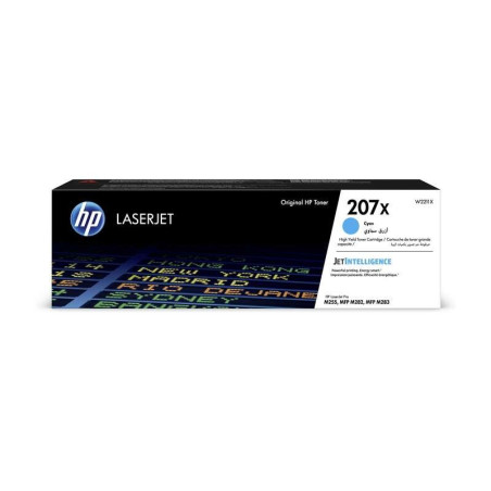 Toner cyan authentique HP W2211X - 207X