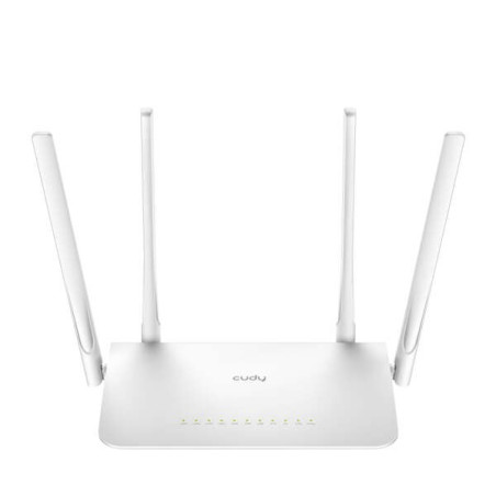 Routeur WiFi intelligent Cudy WR1300 AC1200 double bande - 1x port Wan 1000/100/10 Mbps et 4x ports Lan 1000/100/10 Mbps