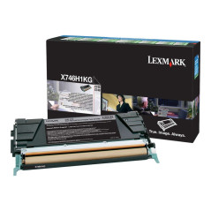 Toner noire originale Lexmark X746/X748 - X746H1KG