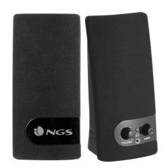 NGS SoundBass 150 Enceintes 20 USB 4W - Entrée Jack 35 mm - Commandes des enceintes - Couleur Noir
