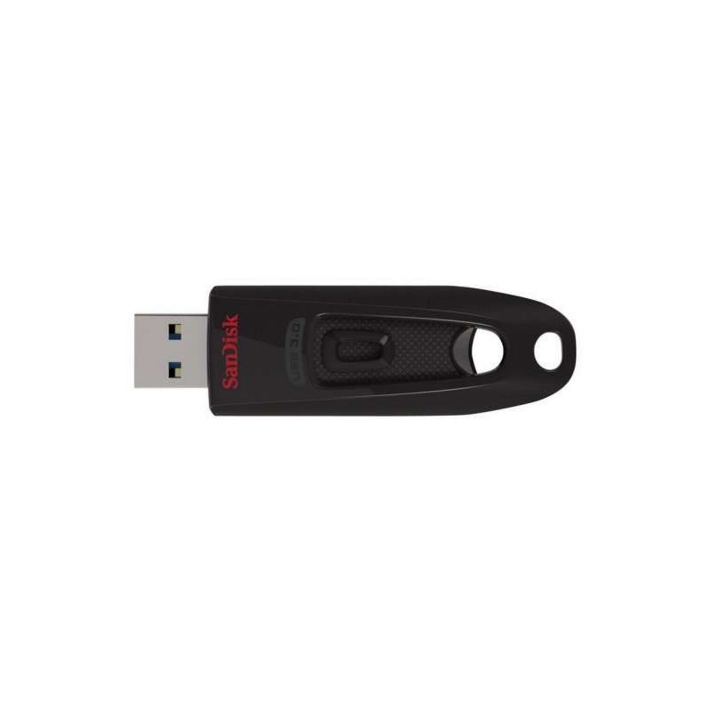 Mémoire Sandisk Cruzer Ultra USB 3.0 64 Go - Transfert jusqu'à 80 Mo/s - Noir (Pendrive) Mémoire Sandisk Cruzer Ultra USB 3.0 64 Go - Transfert jusqu'à 80 Mo/s - Noir (Pendrive)
