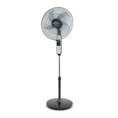 Orbegozo Abc Ventilateur sur Pied avec 5 Pales et 3 Vitesses - Modes Normal, Breeze et Nuit - Oscillant et réglable en Hauteur