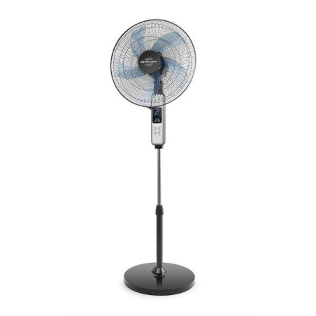 Orbegozo Abc Ventilateur sur Pied avec 5 Pales et 3 Vitesses - Modes Normal, Breeze et Nuit - Oscillant et réglable en Hauteur