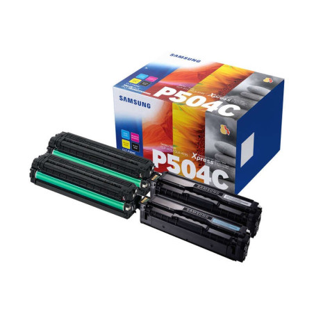 Samsung CLP415/CLX4195 Pack de 4 cartouches toner originales - CLT-P504C/SU400A