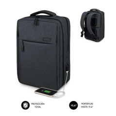 Sac à dos Subblim pour ordinateurs portables 156 - Espace rembourré pour ordinateur portable - Poche pour tablette
