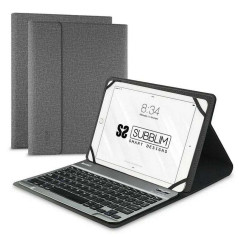 Clavier Bluetooth Amovible Subblim - Étui universel 9-10.1" - Design ultra fin - Support réglable - Accès à toutes les fonctions