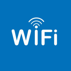 Étiquette de signalisation de zone Apli Wifi 1 unité.
