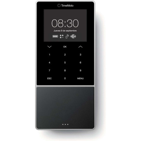 Timemoto TM-818 MC - Comprend Timemoto Cloud - Conformité RGPD - Enregistrement journalier - jusqu'à 2 000 utilisateurs