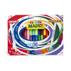 Carioca Magic Markers Pack de 20 marqueurs magiques - Encre magique qui change de couleur