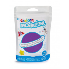Carioca Modelight Pack de Pâte de Moulage Super Légère - Élastique et Malléable - Sèche à l'Air - Ne salit pas les Mains