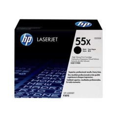 Toner noir authentique HP CE255X - 55X