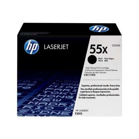 Toner noir authentique HP CE255X - 55X