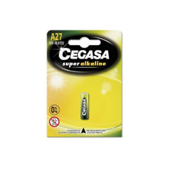 Cegasa A27 Pack de 1 Pile Alcaline A27 12V - Haute Technologie - Fiabilité - Hautes Performances - Performances Maximales