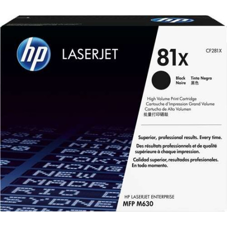 Toner noir authentique HP CF281X - 81X
