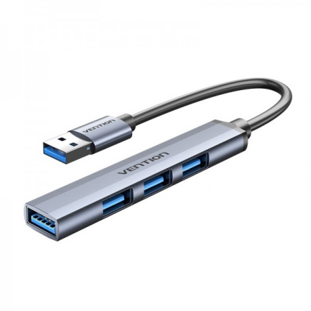 Vention HUB 4 en 1 USB 30 vers 4xUSB - 015m - Couleur Gris