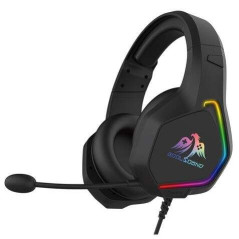 Casque de jeu Coolsound G6 avec microphone - USB pour éclairage LED - Bandeau réglable - Oreillettes rembourrées