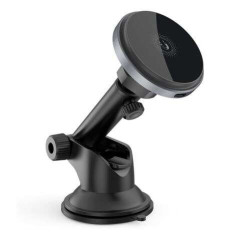 Chargeur sans fil magnétique XO - Charge QI jusquà 15W - Détection dobjets métalliques - Couleur noire