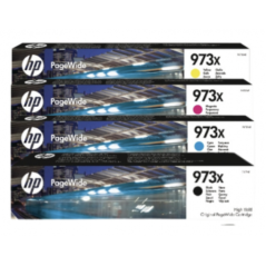 PACK 4 Cartouches d'encre HP 973X - Noir/Cyan/Jaune/Magenta