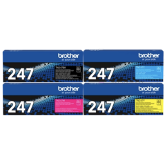Brother TN247 Pack de 4 cartouches toner originales - CYMK