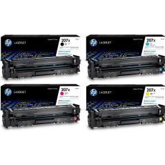 Pack 4 couleurs authentique HP W2210/1/2/3X - 207X CYMK