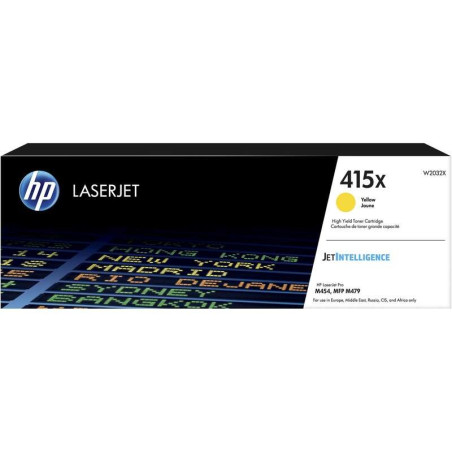 Toner jaune authentique HP W2032X - 415X