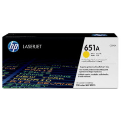 Toner jaune authentique HP CE342A - 651A